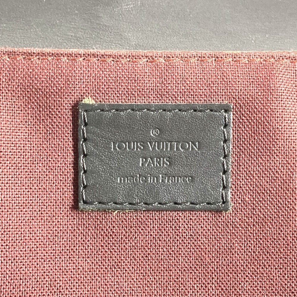 LOUIS VUITTON Authentic Black Monogram Leather Backpack - Picture 12 of 16